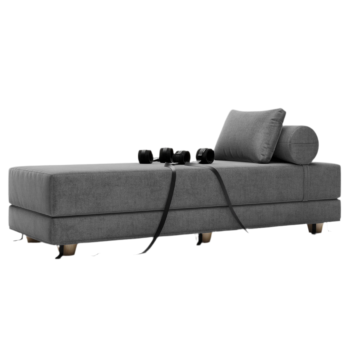 Black Label Divan Daybed with Cuffs