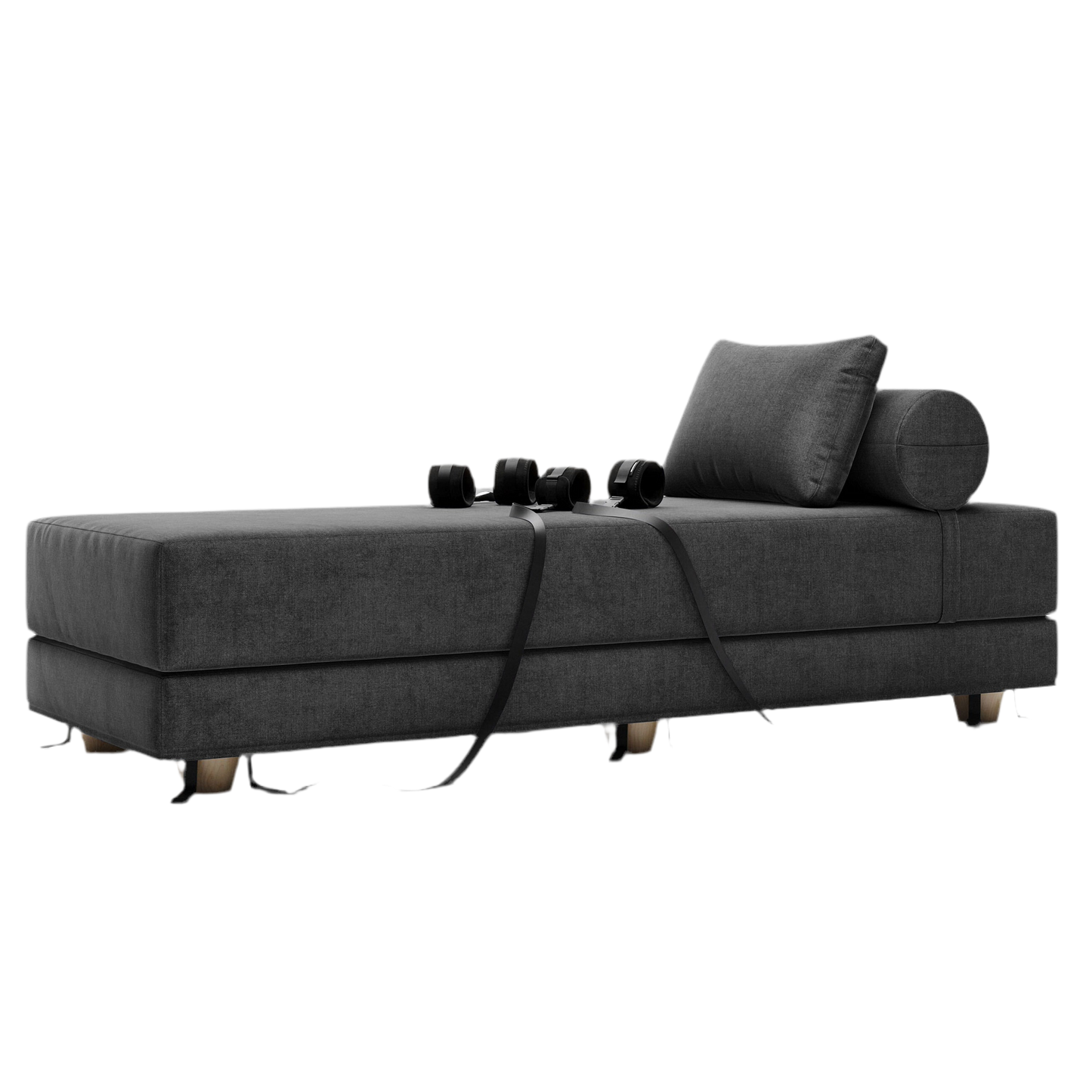 Black Label Divan Daybed with Cuffs