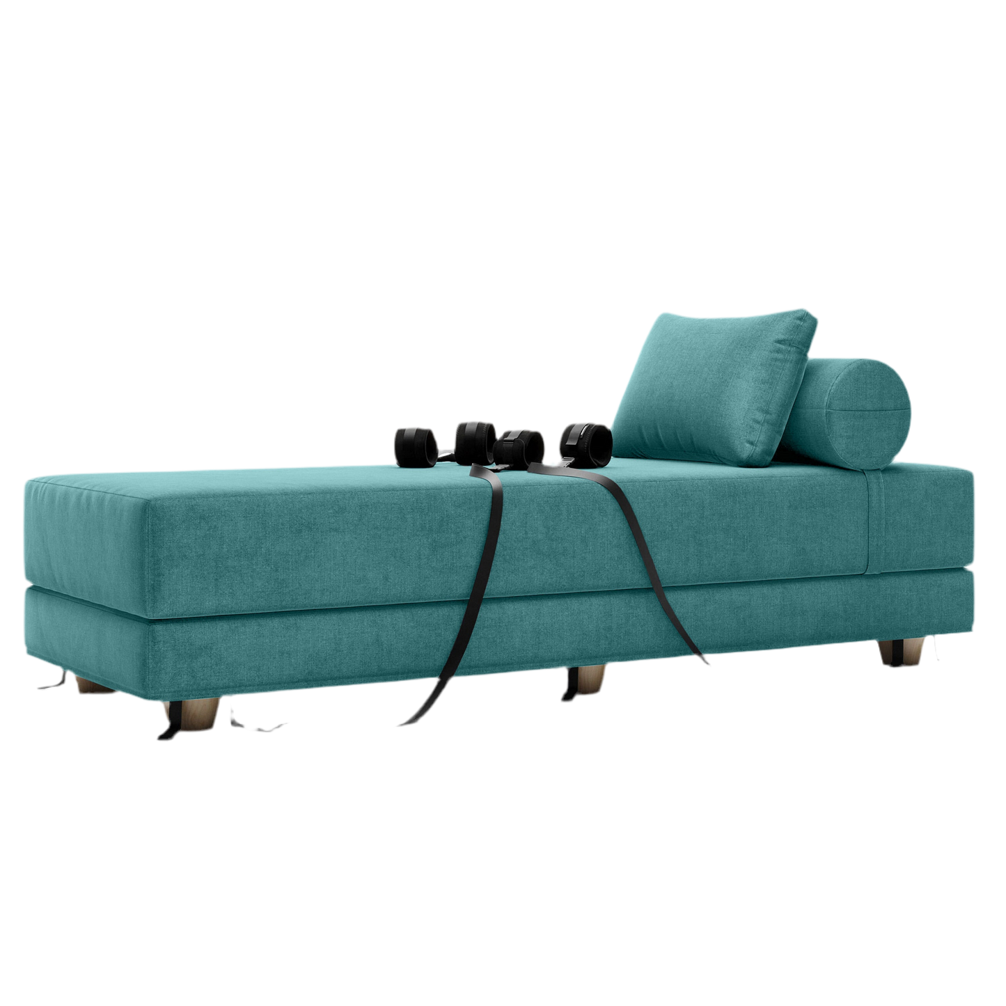 Black Label Divan Daybed with Cuffs