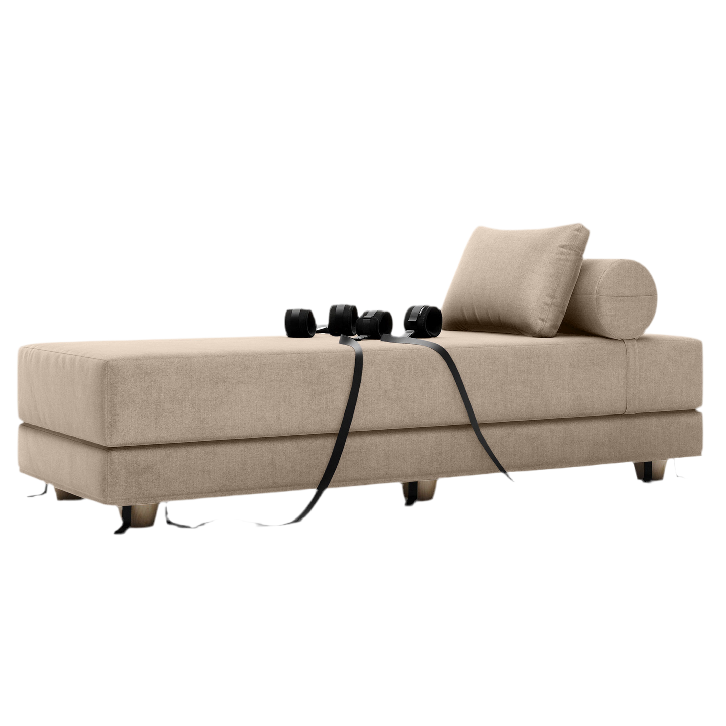 Black Label Divan Daybed with Cuffs