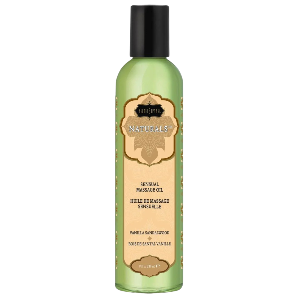 Kama Sutra Naturals Massage Oil – Vanilla Sandalwood (8 oz)
