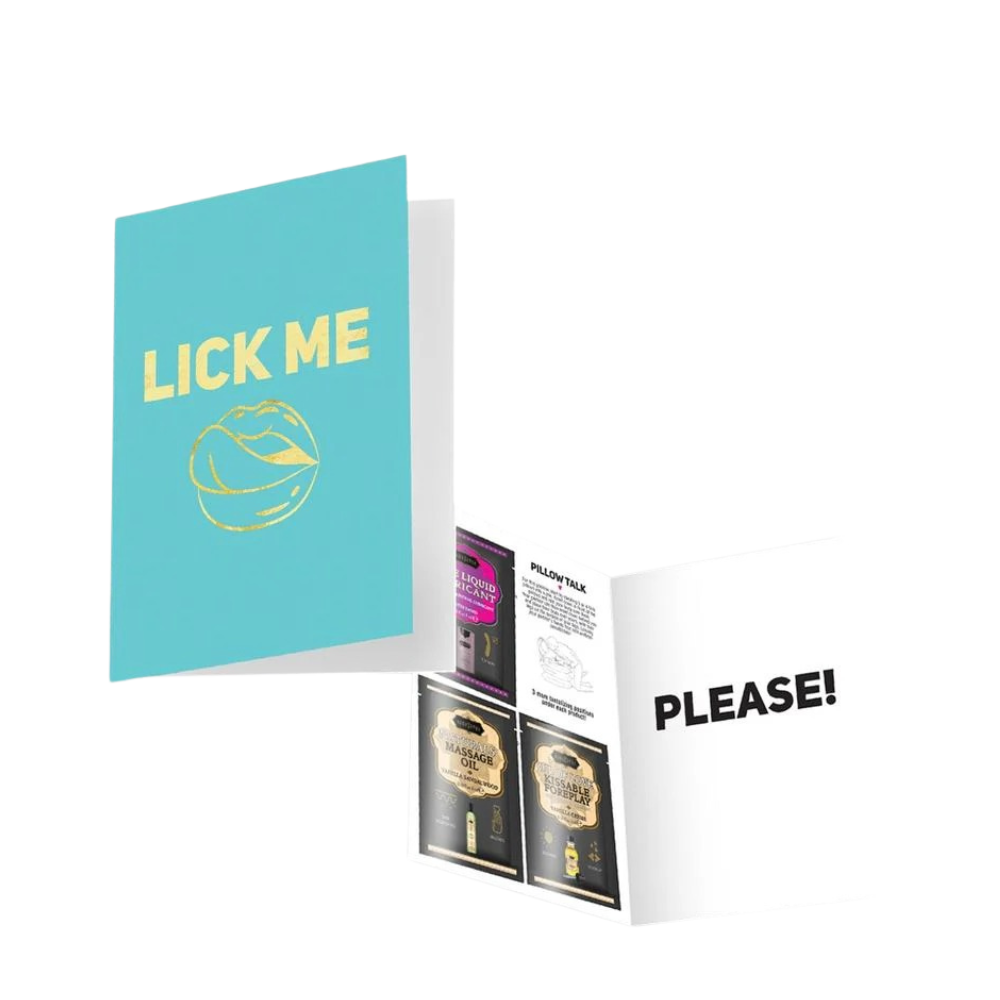 Kama Sutra Naughty Notes – “Lick Me” Greeting Card