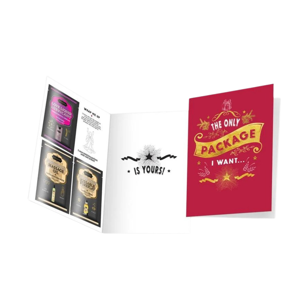 Kama Sutra Naughty Notes – “The Only Package I Want” Greeting Card