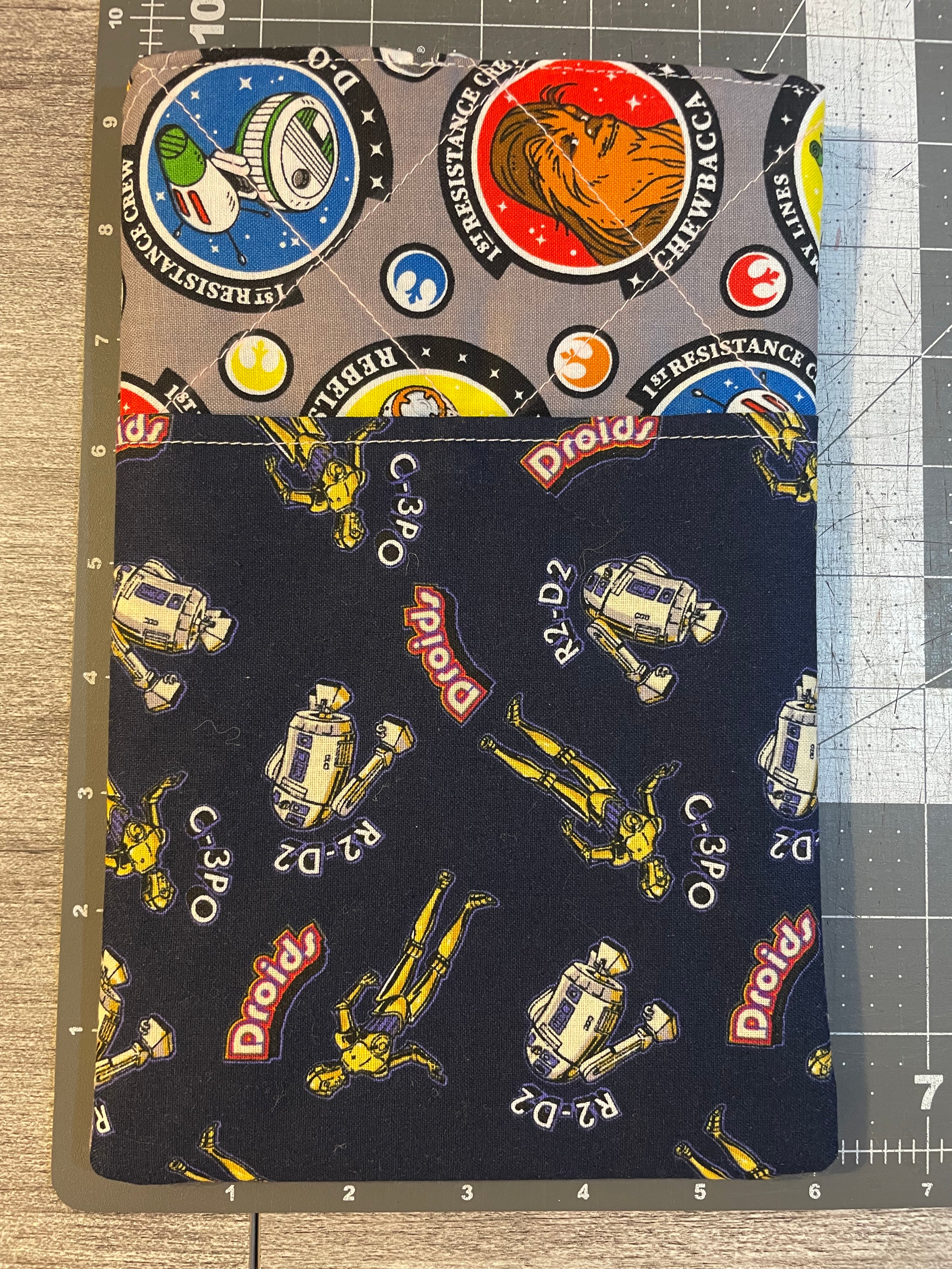 Droids Handmade Book Sleeve - Small, Medium, & Large