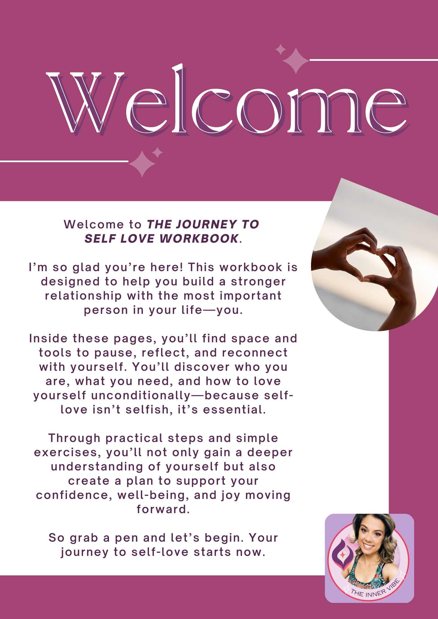 The Journey to Self-Love e-Workbook