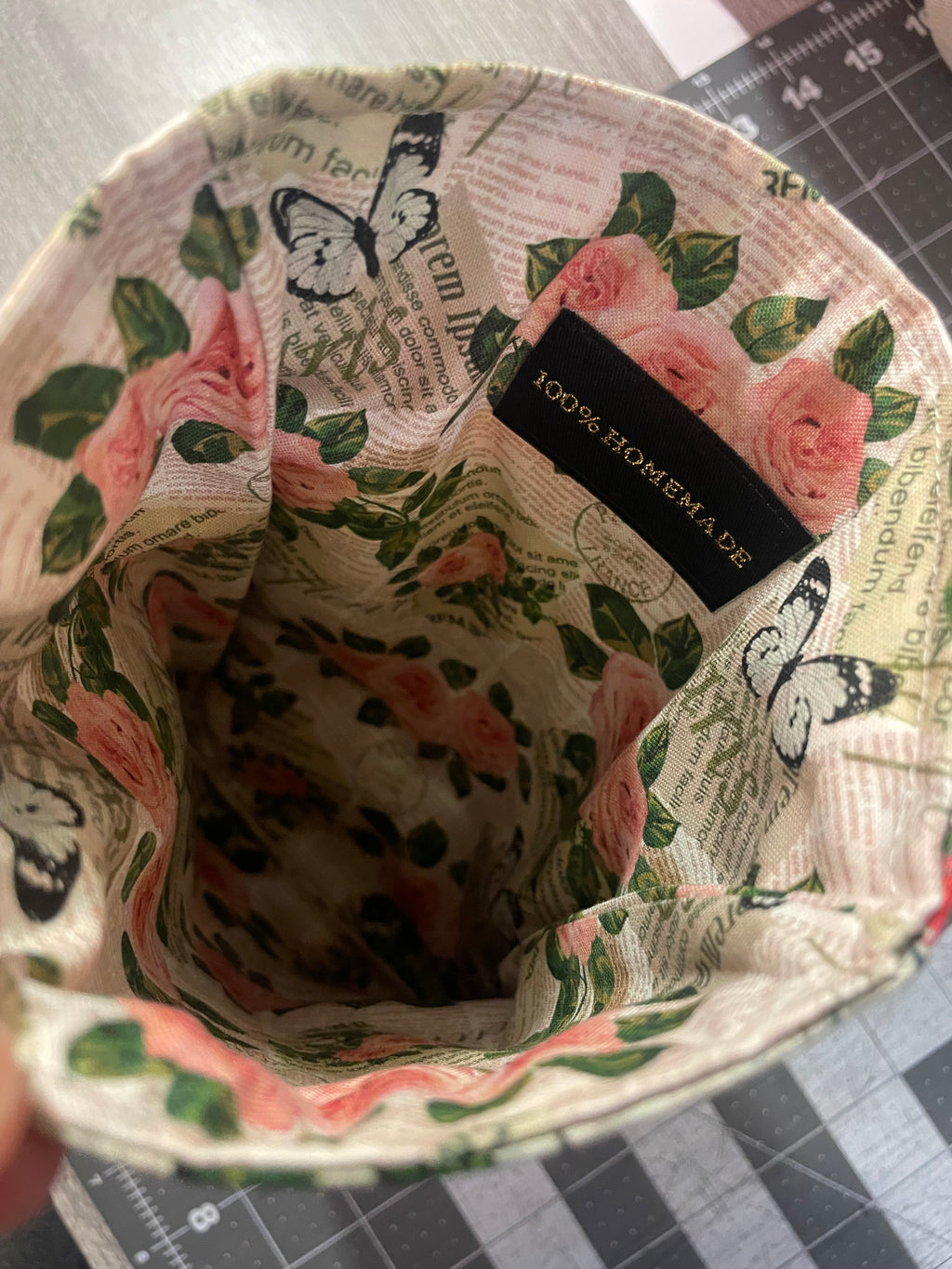 Paris Floral Book Sleeve - Medium Sleeve
