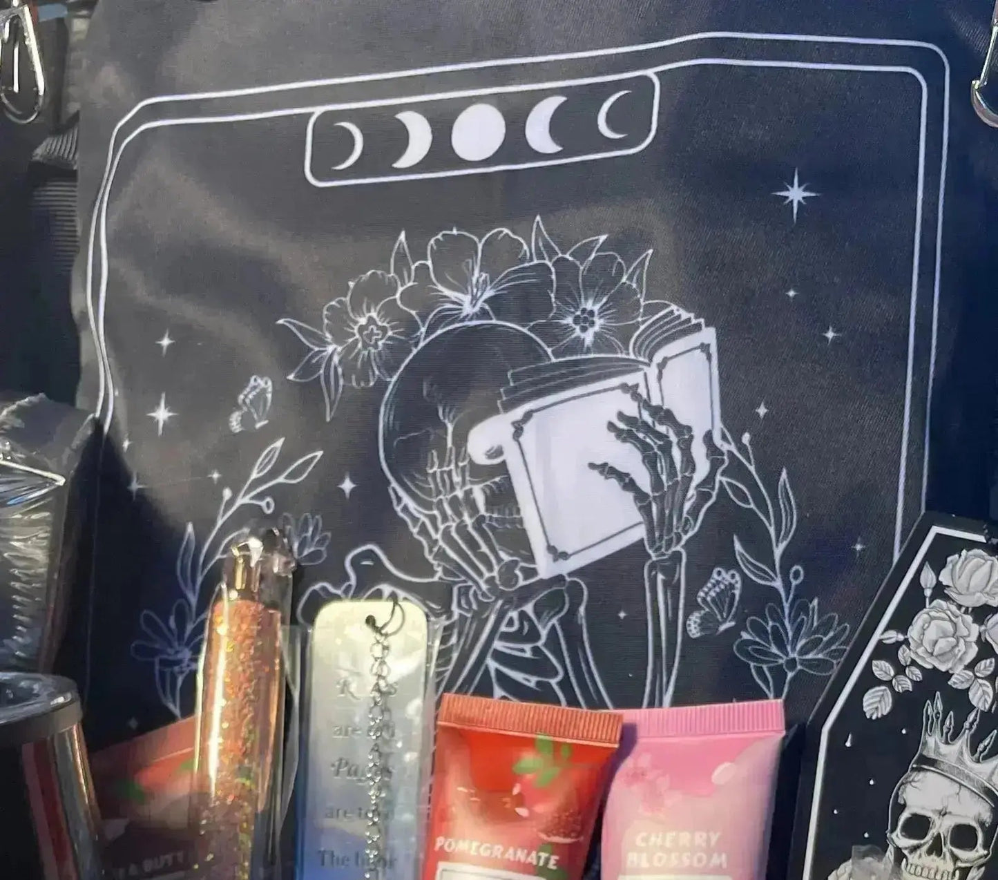 Gothic Skull Book Sleeves