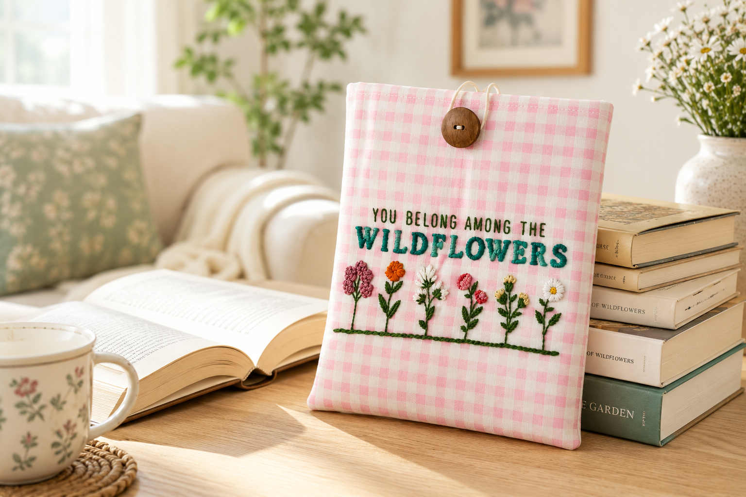 You Belong Among the Wildflowers Book Sleeve - Large Sleeve