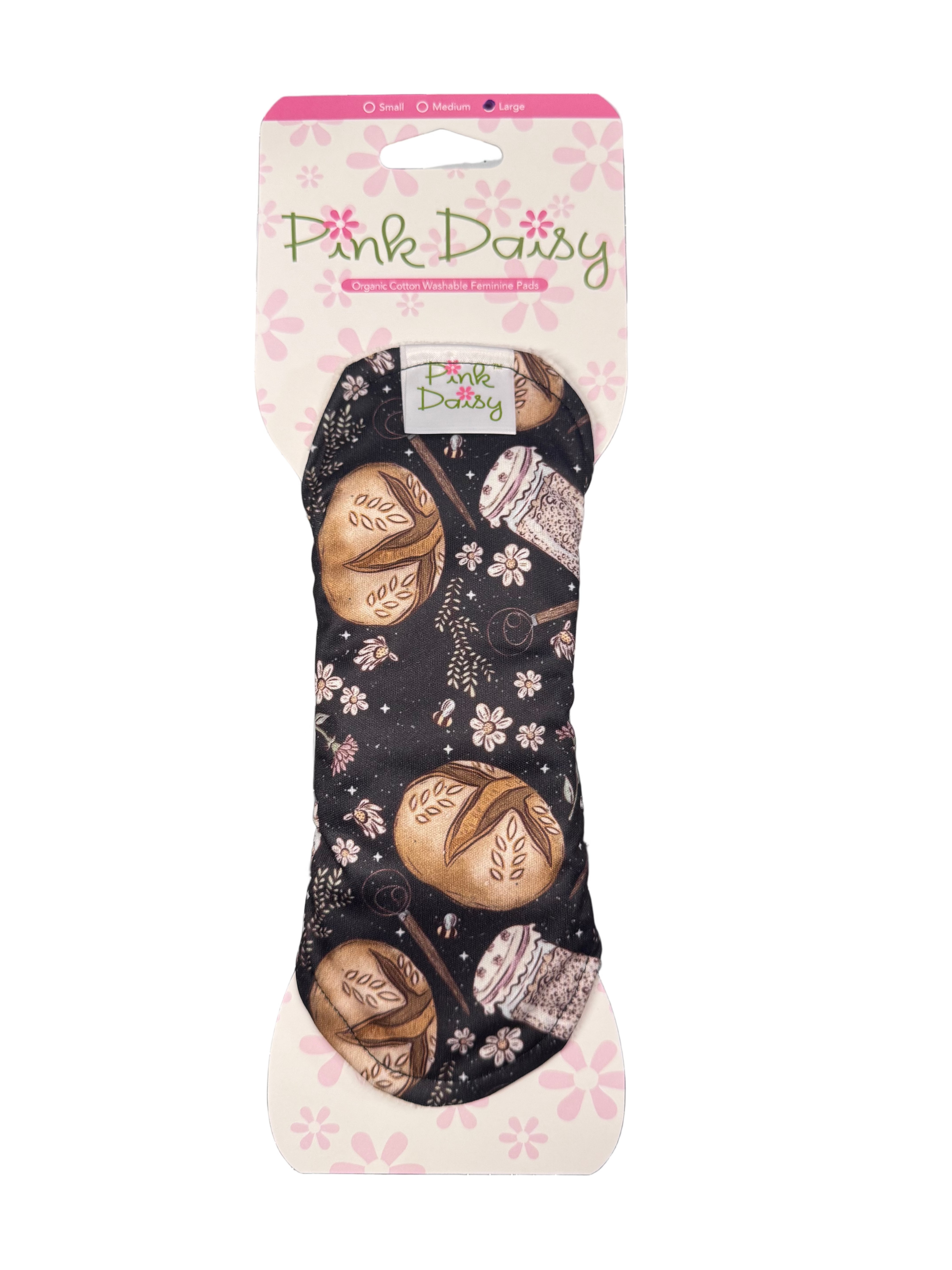 Pink Daisy Organic Cotton Feminine Pads