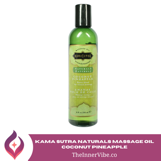 Kama Sutra Naturals Massage Oil – Coconut Pineapple (8 oz)