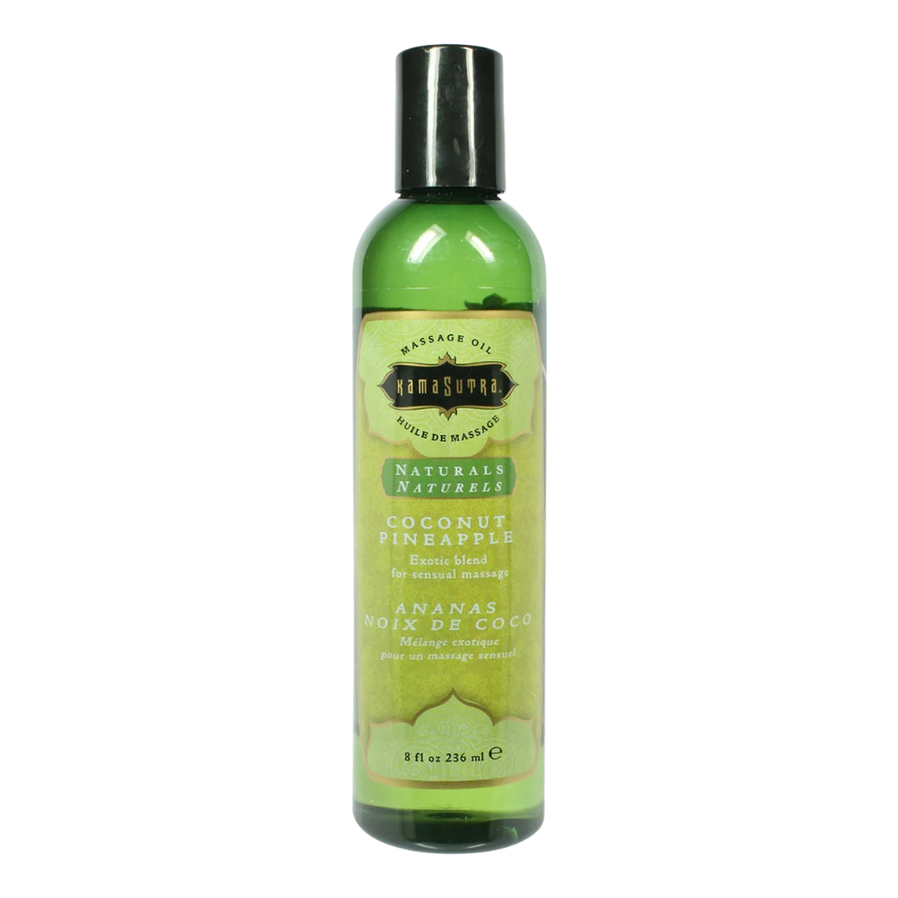 Kama Sutra Naturals Massage Oil – Coconut Pineapple (8 oz)