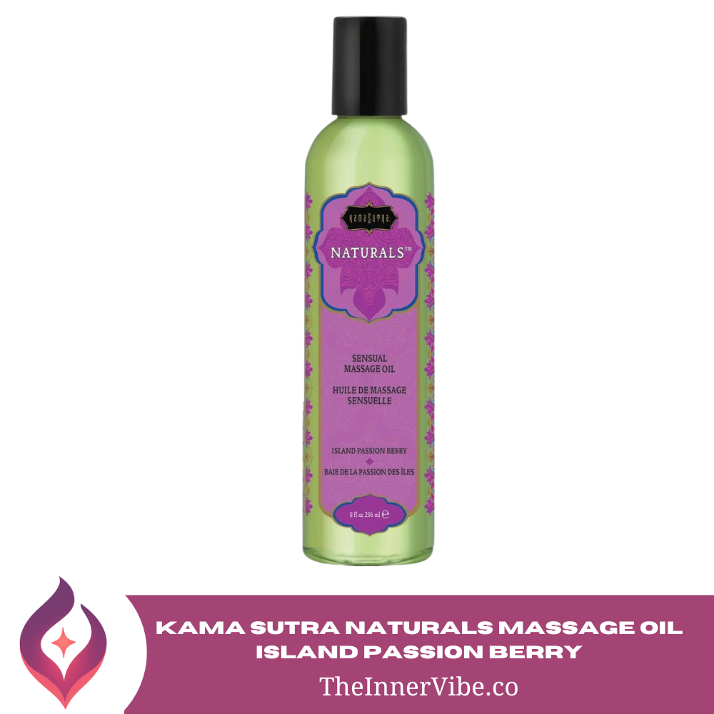 Kama Sutra Naturals Massage Oil – Island Passion Berry (8 oz)