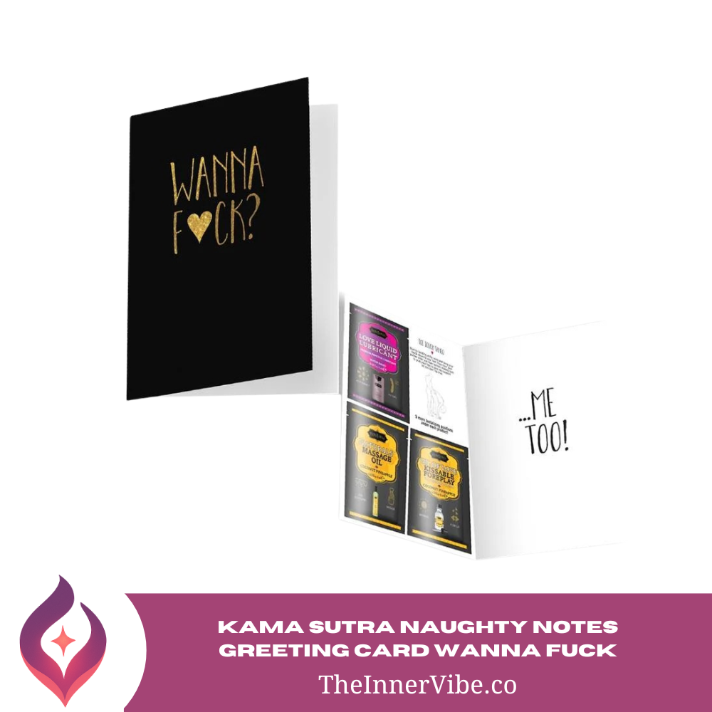 Kama Sutra Naughty Notes Greeting Card – “Wanna F*ck?”