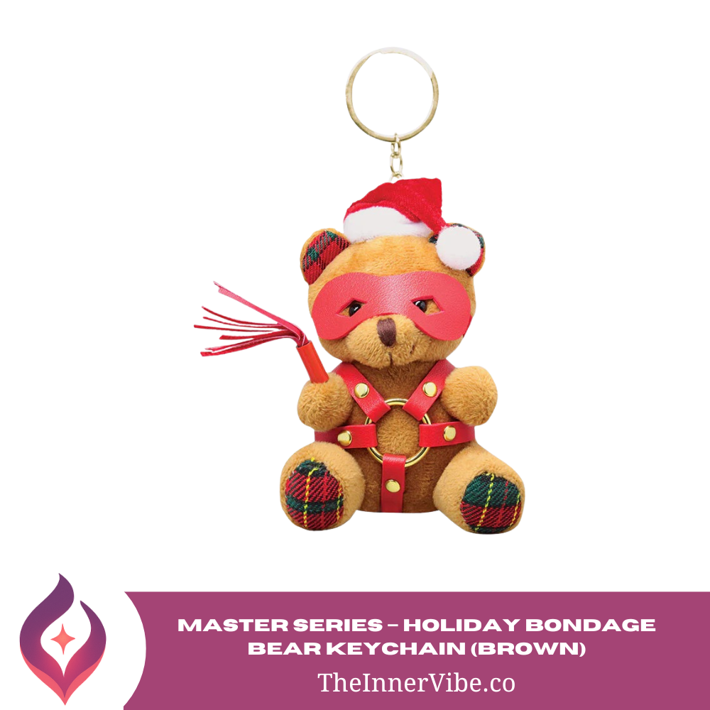 Master Series – Holiday Bondage Bear Keychain (Brown)
