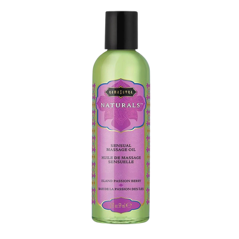 Kama Sutra Naturals Massage Oil – Island Passion Berry - 2oz