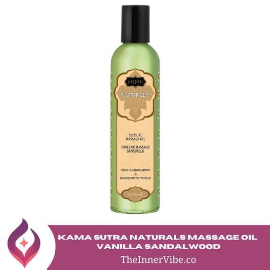 Kama Sutra Naturals Massage Oil – Vanilla Sandalwood (2 oz)