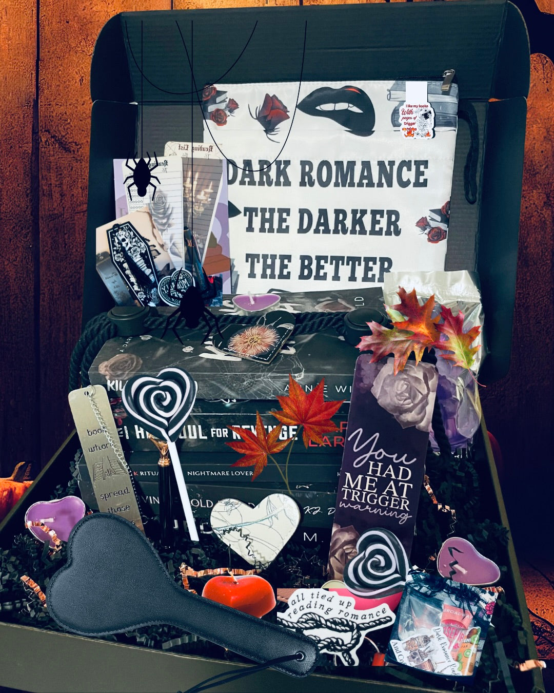 Dark Romance Bookmarks: Skulls