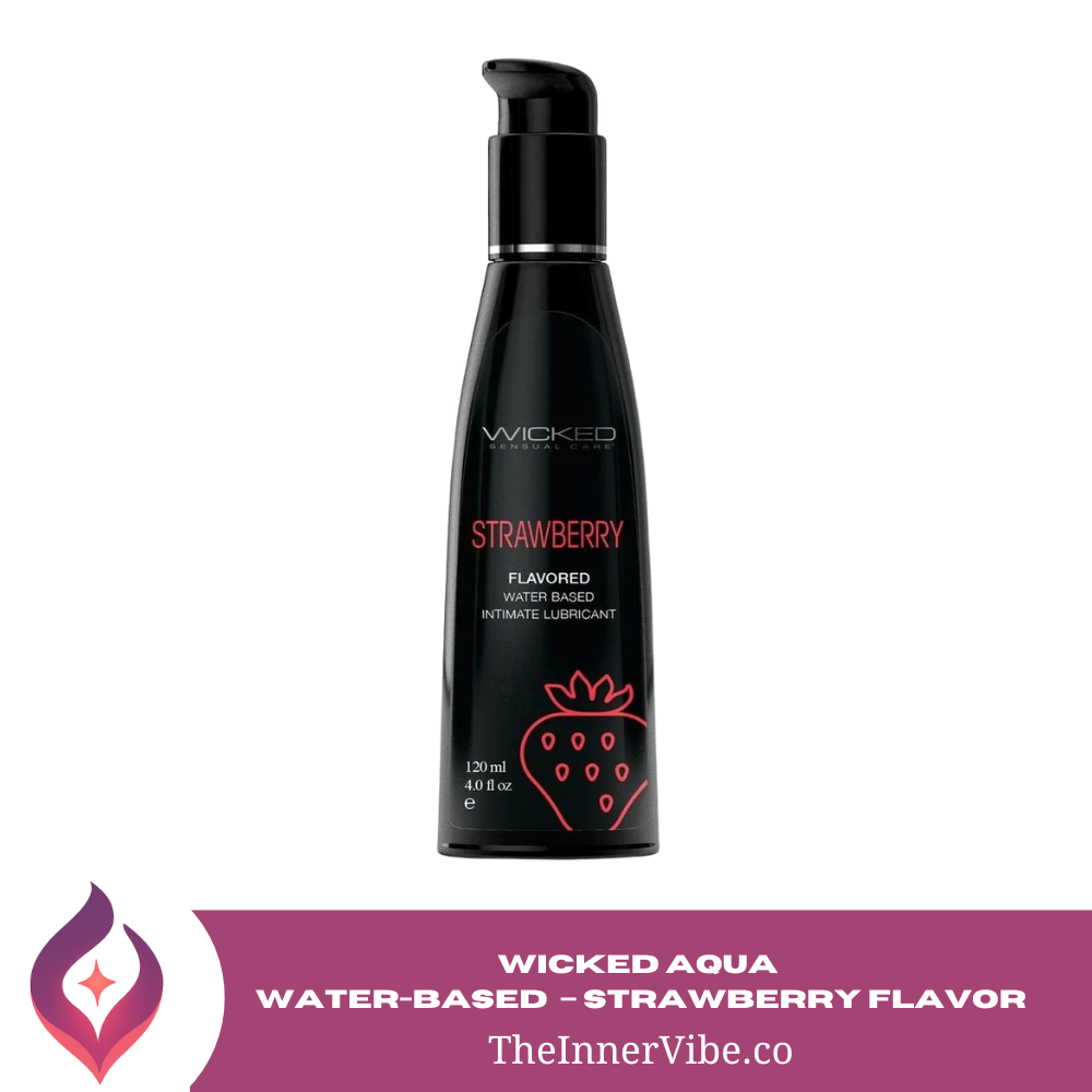Wicked Aqua Water-Based Flavored Lubricant – Strawberry