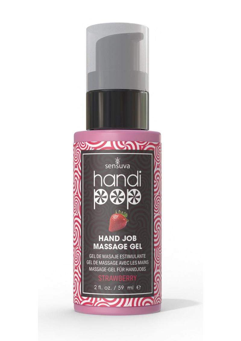 Handipop Edible Hand Job Massage Gel Strawberry