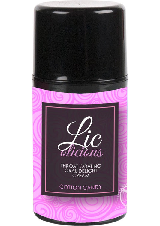 Licolicious Throat Coating Cream Cotton Candy