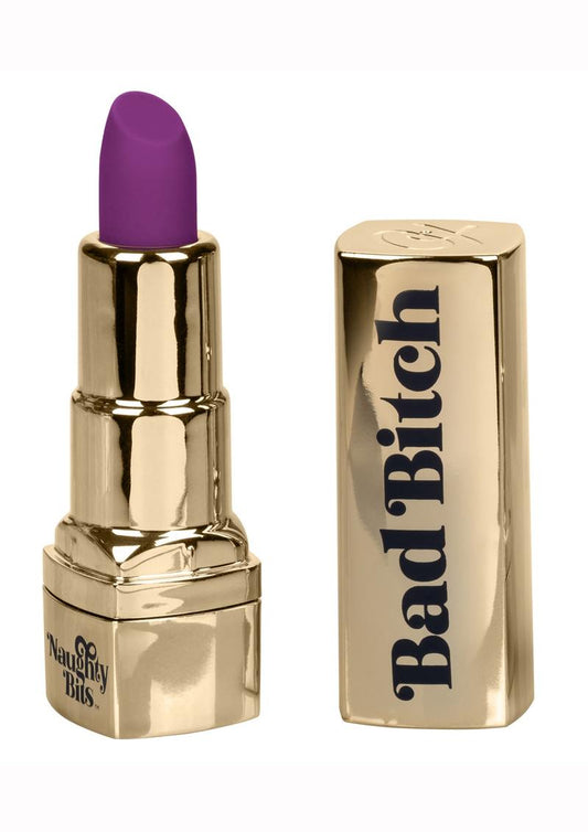 Bad Bitch Lipstick Bullet Vibrator - Purple